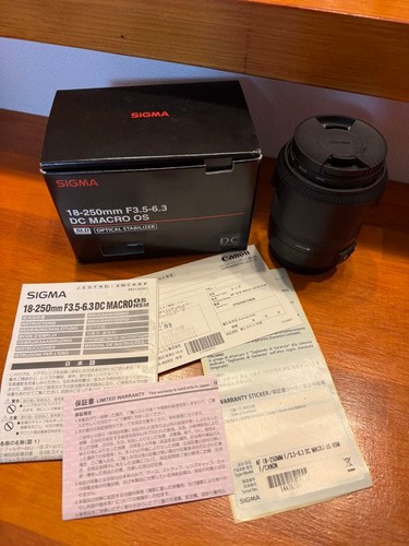 Sigma 250 3 dc - sigma, macro