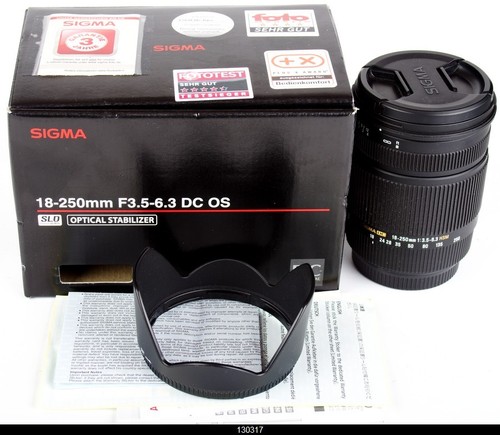 Sigma 250mm 5 - sigma, 18-250mm