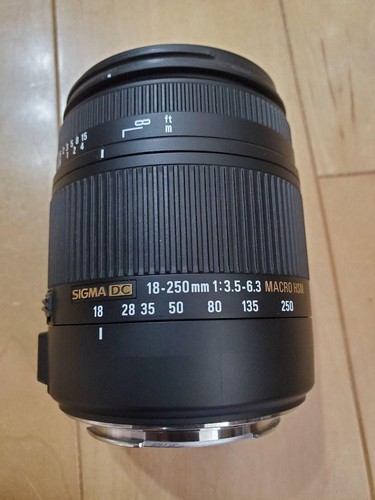 Obiettivo zoom sigma 250mm - zoom, 18-250mm