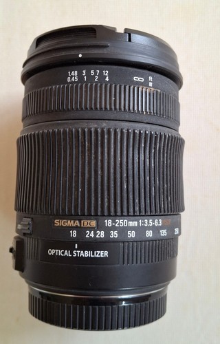 Sigma 250 5 - 18-250, f/3.5-6.3